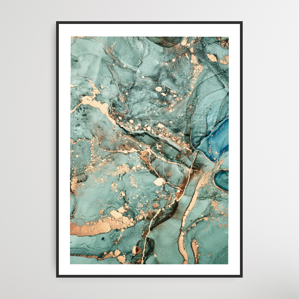 Art Abstract, Green, No. , 50x70 cm
