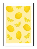 Citroner No. 1, 50 x 70 cm plakat