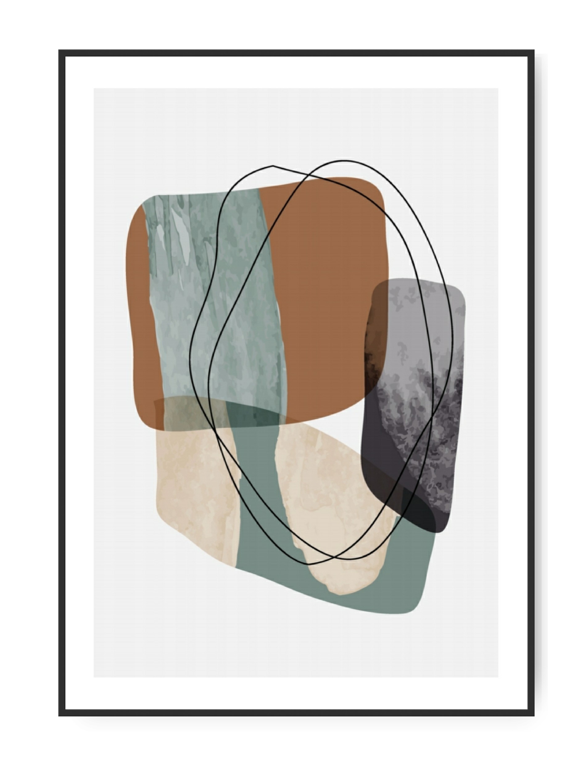 Abstraction 2, 50 x 70 cm plakat