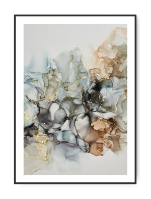 Art Abstract Gold No. 1, 50x70 cm plakat