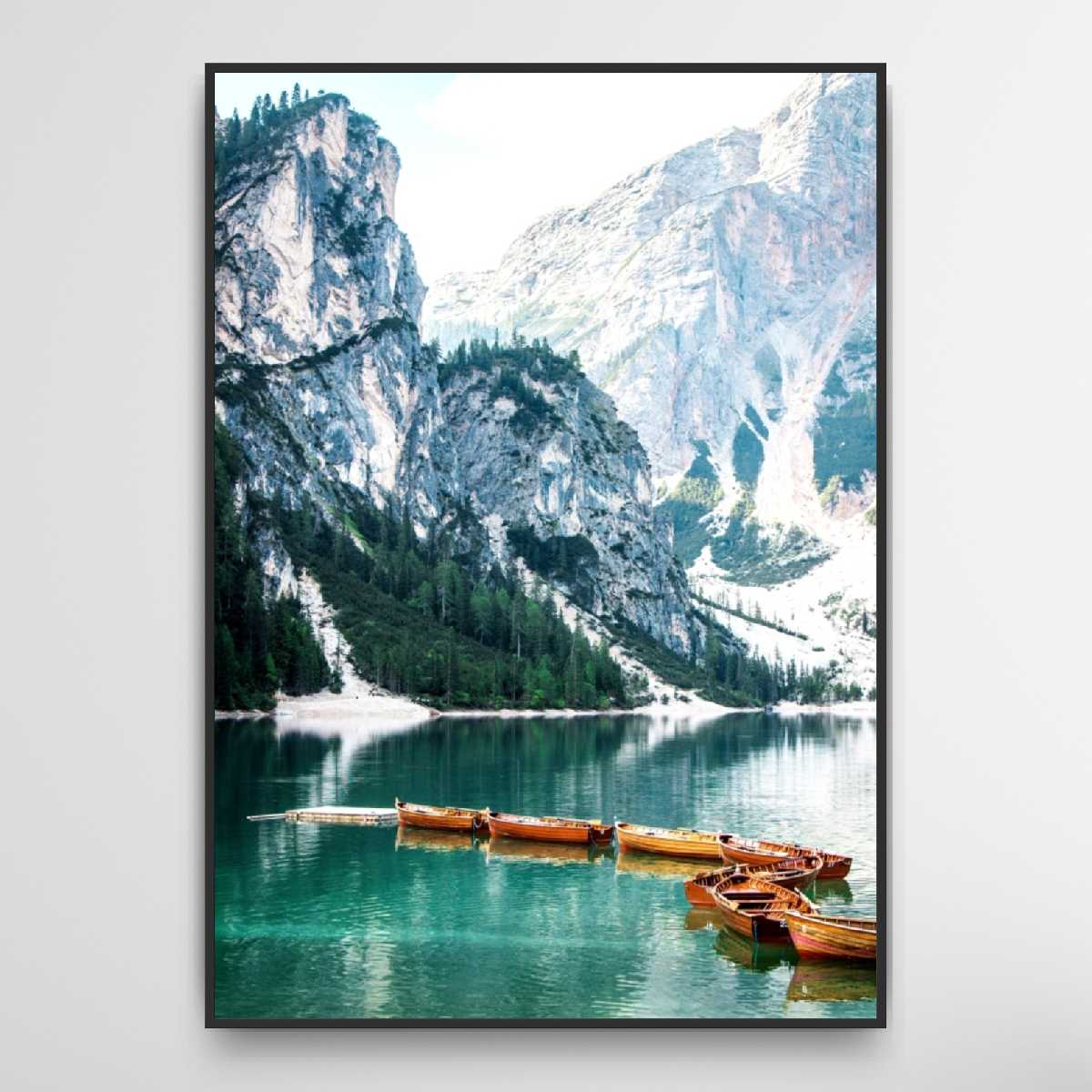 Silent lake, A3, Mål 29.7 x 42 cm