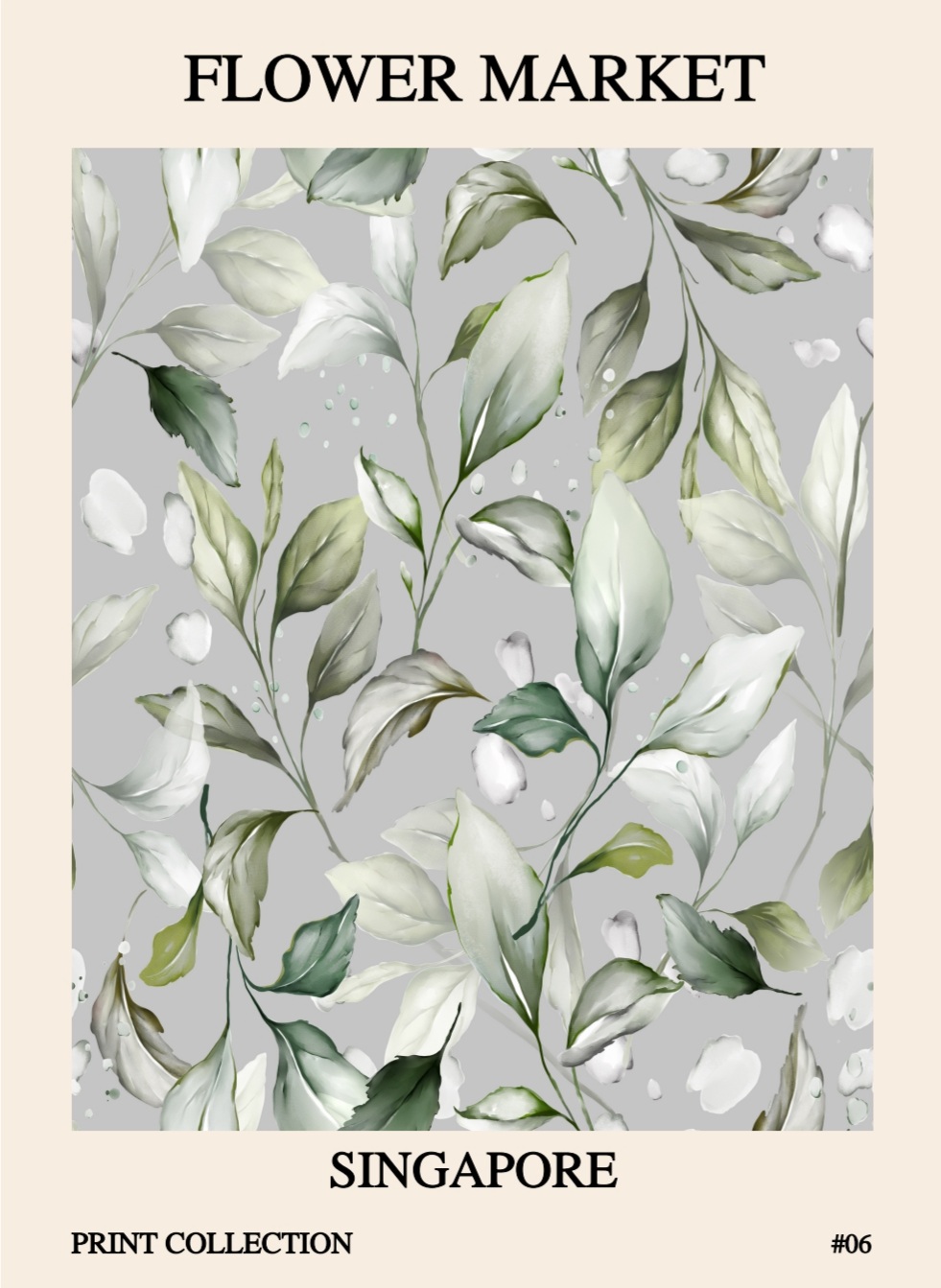 Flower Market No.6, 50 x 70 cm plakat - Billede 2