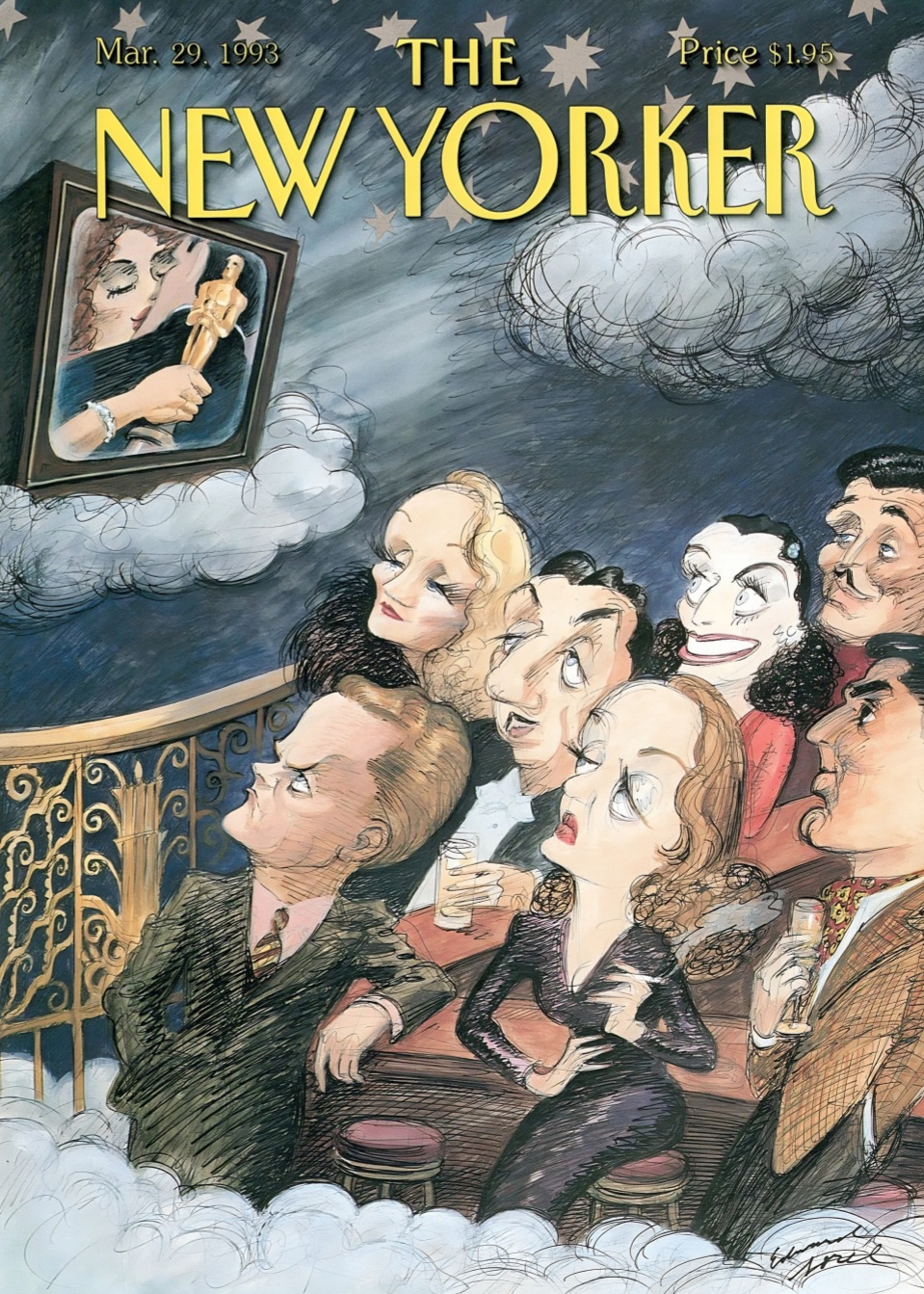 The New Yorker 1993 - The Oscars, 50x70 cm Plakat - Billede 3