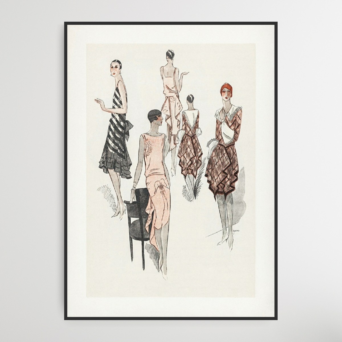 Féuillets de élégance Fémnine, 1928, No. 2, A3, Mål 29.7 x 42 cm.