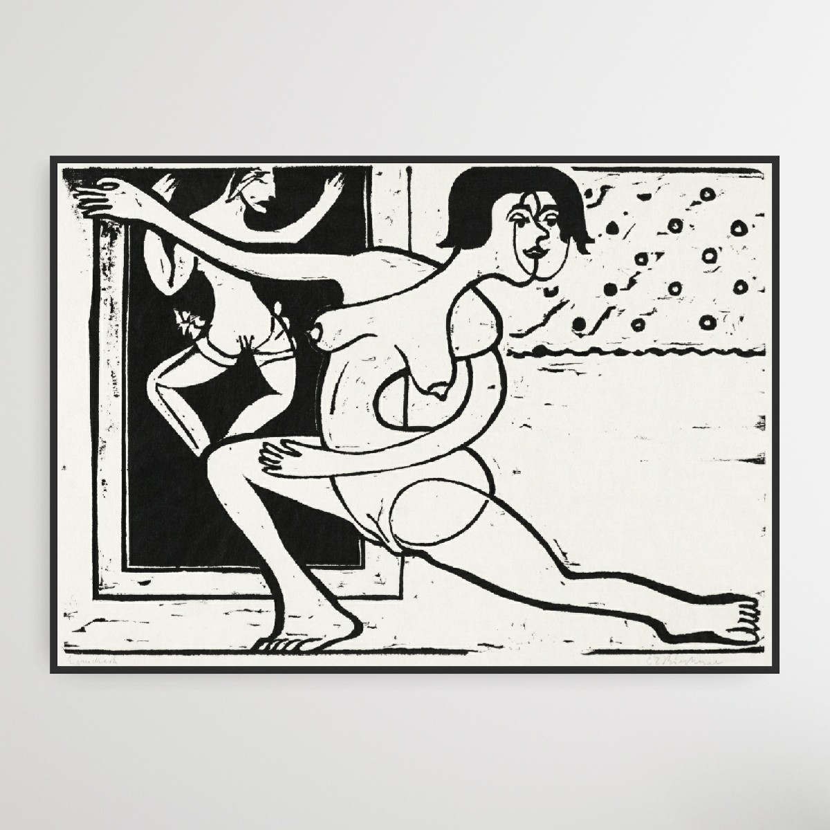 Ernst Ludwig Kirchner, Dancer Practicing, 1939, A4, 21 x 29.7cm