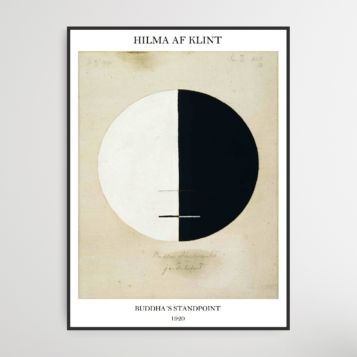 Hilma Af Klint, Buddha´s Standpoint, A4, 21 x 29.7cm