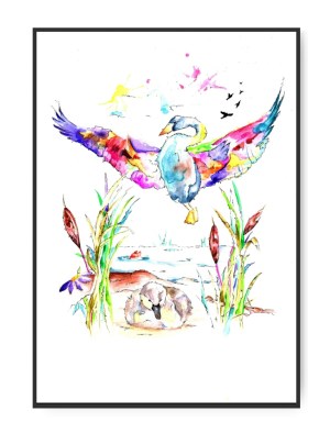 Den grimme Ælling, A3 29,7 x 42 cm