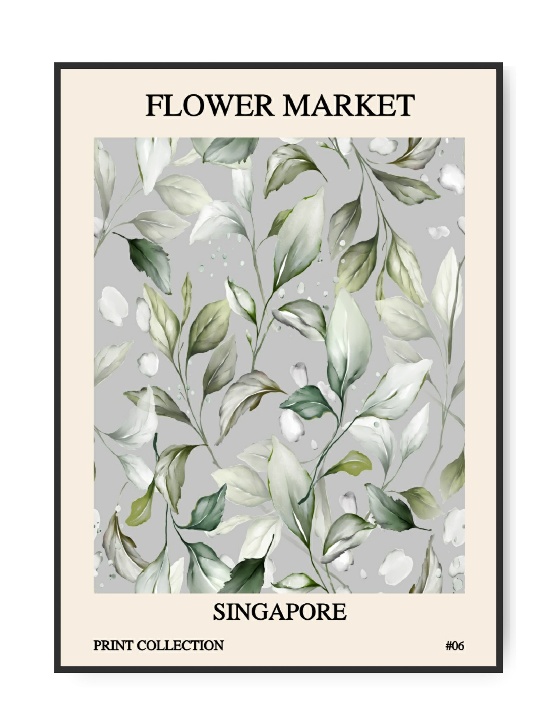 Flower Market No.6, 50 x 70 cm plakat