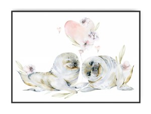 Sæler Kærlighed, 50 x 70 cm plakat