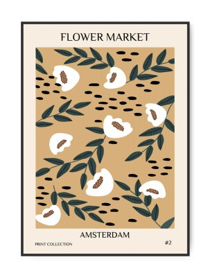Flower Market No.2, 50 x 70 cm plakat