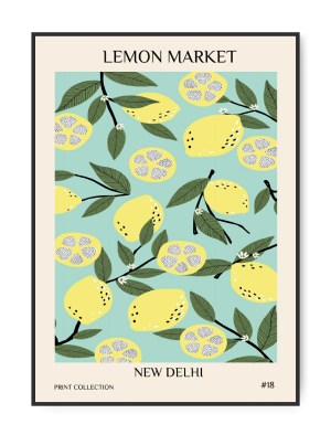 Lemon Market No.18, 50 x 70 cm plakat
