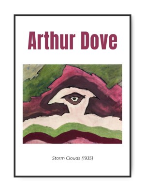 Arthur Dove, Storm clouds 1935, 50 x 70 cm plakat