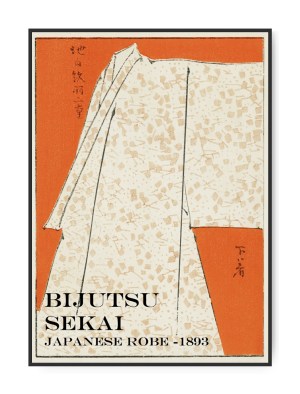 Bijutsu Sekai, Japanese Robe, 50x70 cm plakat