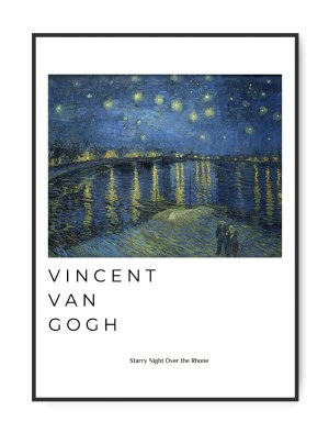 Van Gogh - Starry Night, 50 x 70 cm plakat