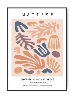 Henri Matisse - Pastel No 1, 50 x 70 cm plakat