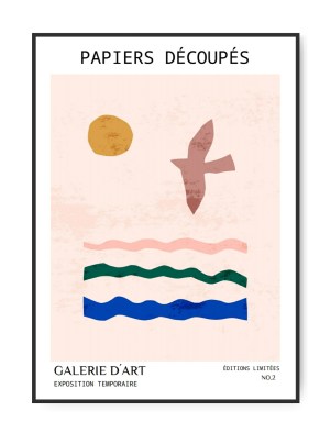 Papiers Découpés No. 2, 50 x 70 cm plakat