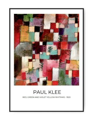 Paul Klee - Red, green and yellow, 50 x 70 cm plakat