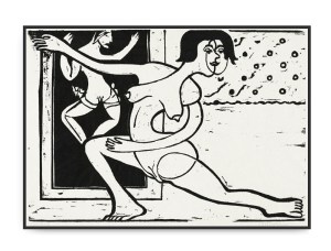 Ernst Ludwig Kirchner, Dancer Practicing 1939, A4 21 x 30 cm plakat