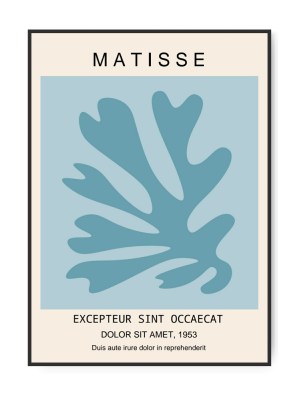 Henri Matisse Blue, A4 21 x 30 cm plakat