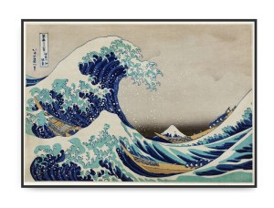 Hokusai, The great wawe of Kanagawa, A3 30 x 42 cm plakat