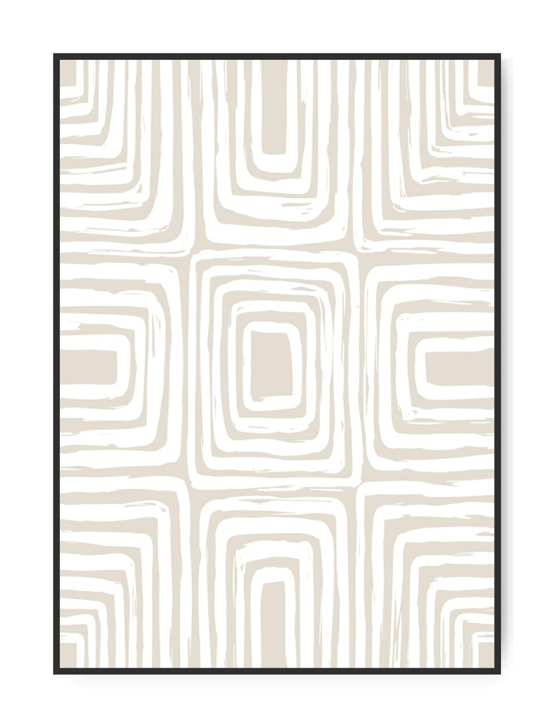 White lines, A4 21x30 cm plakat