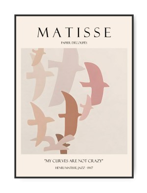 Henri Matisse, Berggruen & Cie My Curves, 50 x 70 cm plakat