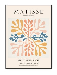 Henri Matisse, Berggruen & Cie, 50 x 70 cm plakat