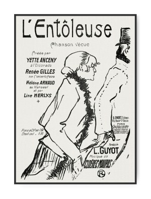 Henri De Toulouse, Pour Street Walker, A3 30 x 42 cm plakat