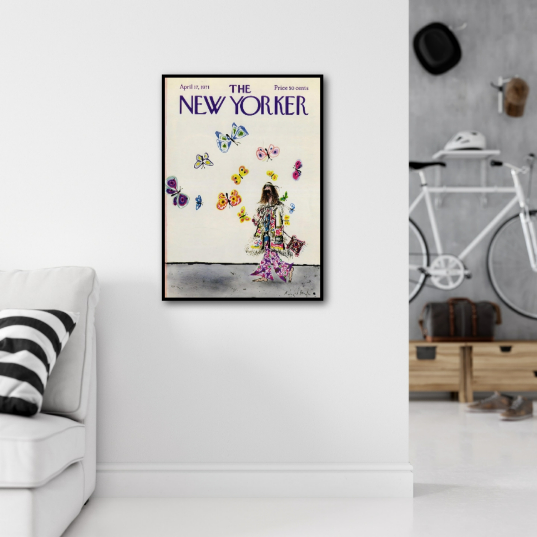 The New Yorker 1971, 50x70 cm Plakat - Billede 3