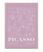 Picasso, The Museu Picasso Lilla, A3 plakat