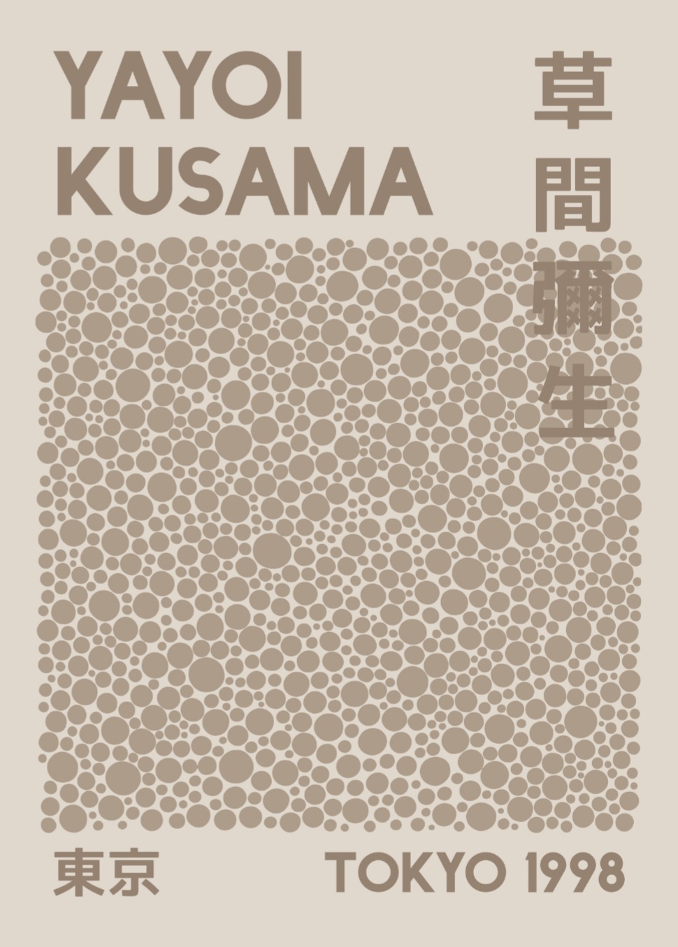 Yayoi Kusama dots Plakat - Billede 3