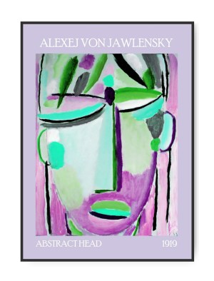 Alexej Von Lawlensky, Abstract Head, 50x70 cm Plakat