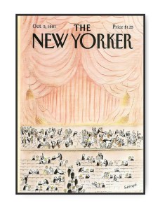 The New Yorker 1981, A3 Plakat