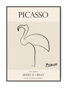 Picasso Flamingo, A3 plakat