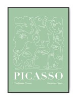 Picasso, The Museu Picasso Grøn, 50x70 cm