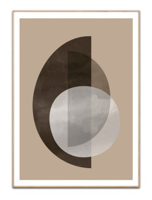 Abstract Shapes No. 1, 50x70 cm Plakat