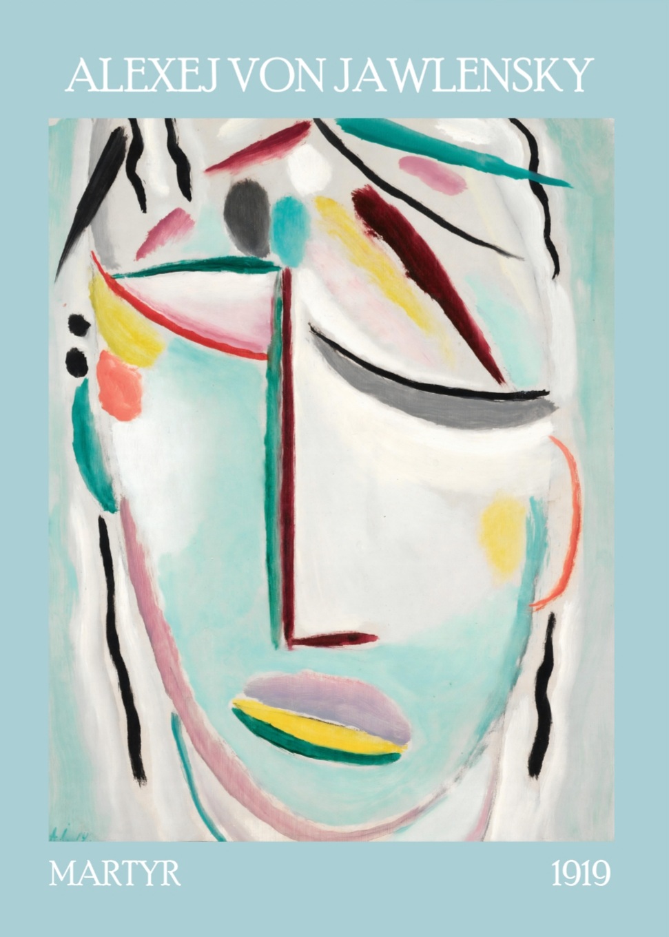 Alexej Von Jawlenski, Martyr, 50 x 70 cm Plakat - Billede 3