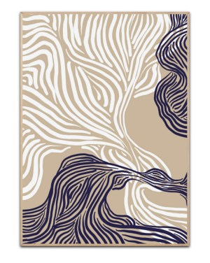 Lagom, Lines blue, 50x70 cm plakat