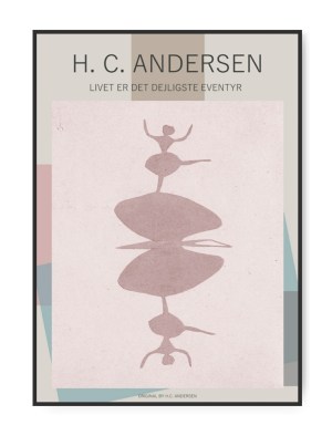 H.C Andersen - Livet er det dejligste eventyr, 50 x 70 cm plakat