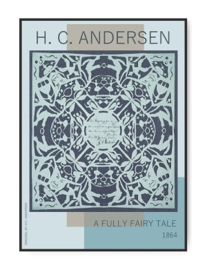 H.C Andersen - A Fully Fairy Tale 1864, 50 x 70 cm plakat