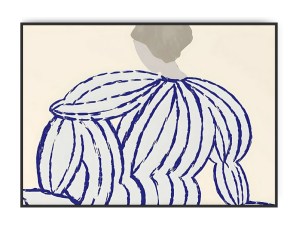 Lagom, Lady blue, 50x70 cm plakat