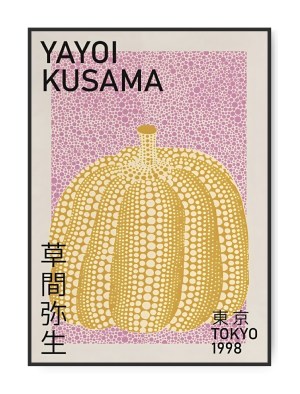 Yellow Pumpkin, Yayoi Kusama -  A3 30x42 cm plakat