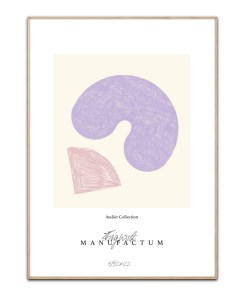 Manufactum Atelier lilla - 50x70 cm plakat