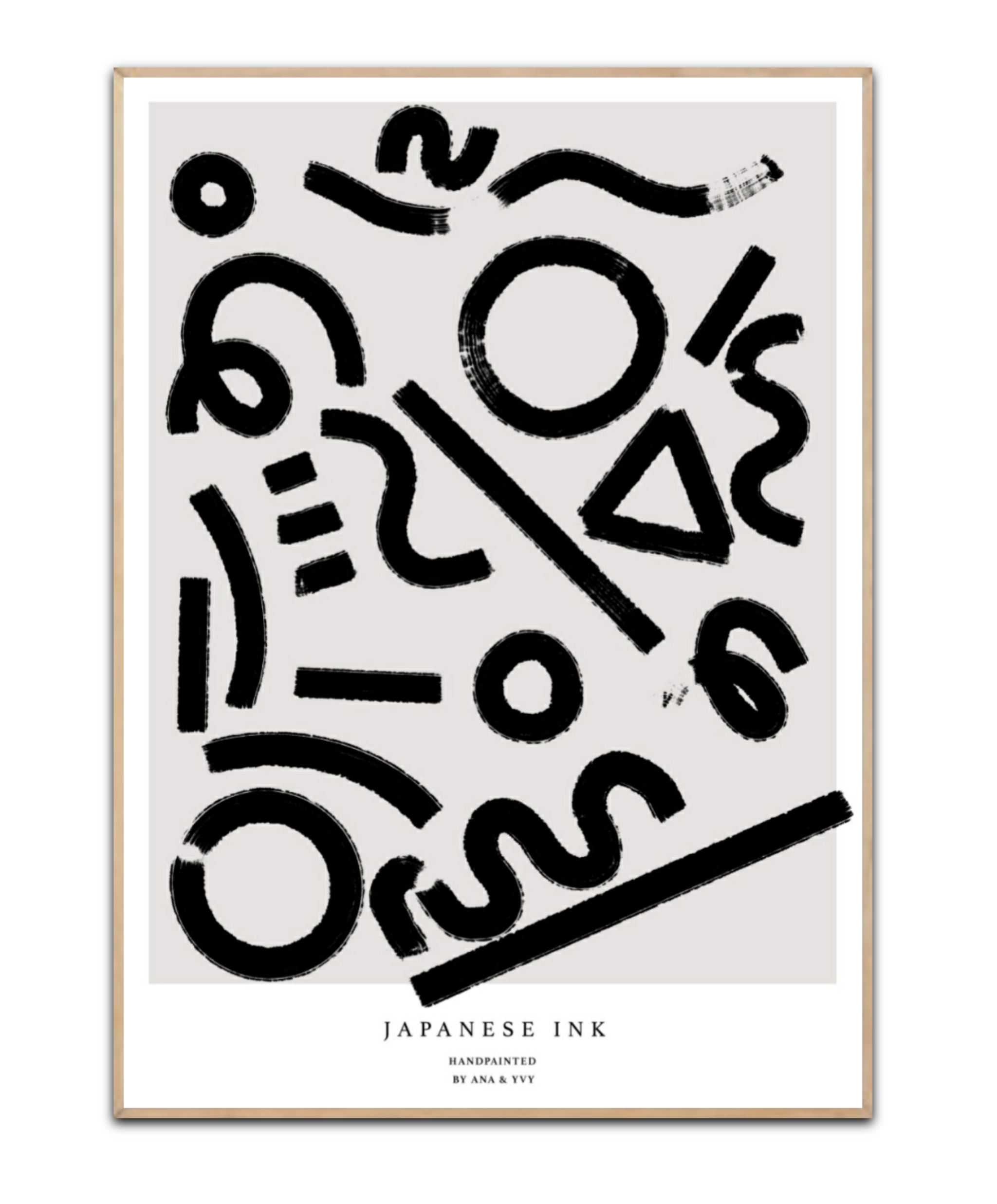 Japanese Ink, 50x70 cm plakat