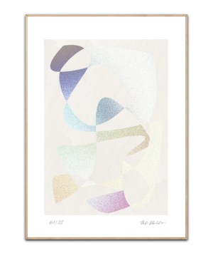 Ana & Yvy Pastel abstrakt no. 1 - 50x70 cm plakat