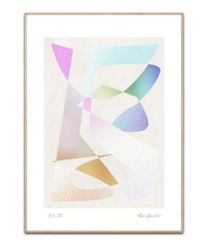 Ana & Yvy Pastel abstrakt no. 2 - 50x70 cm plakat