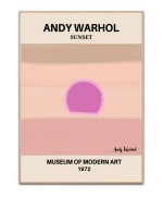 Andy Warhol, Sunset, A3 plakat