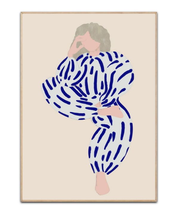 Lagom blue - A3 plakat