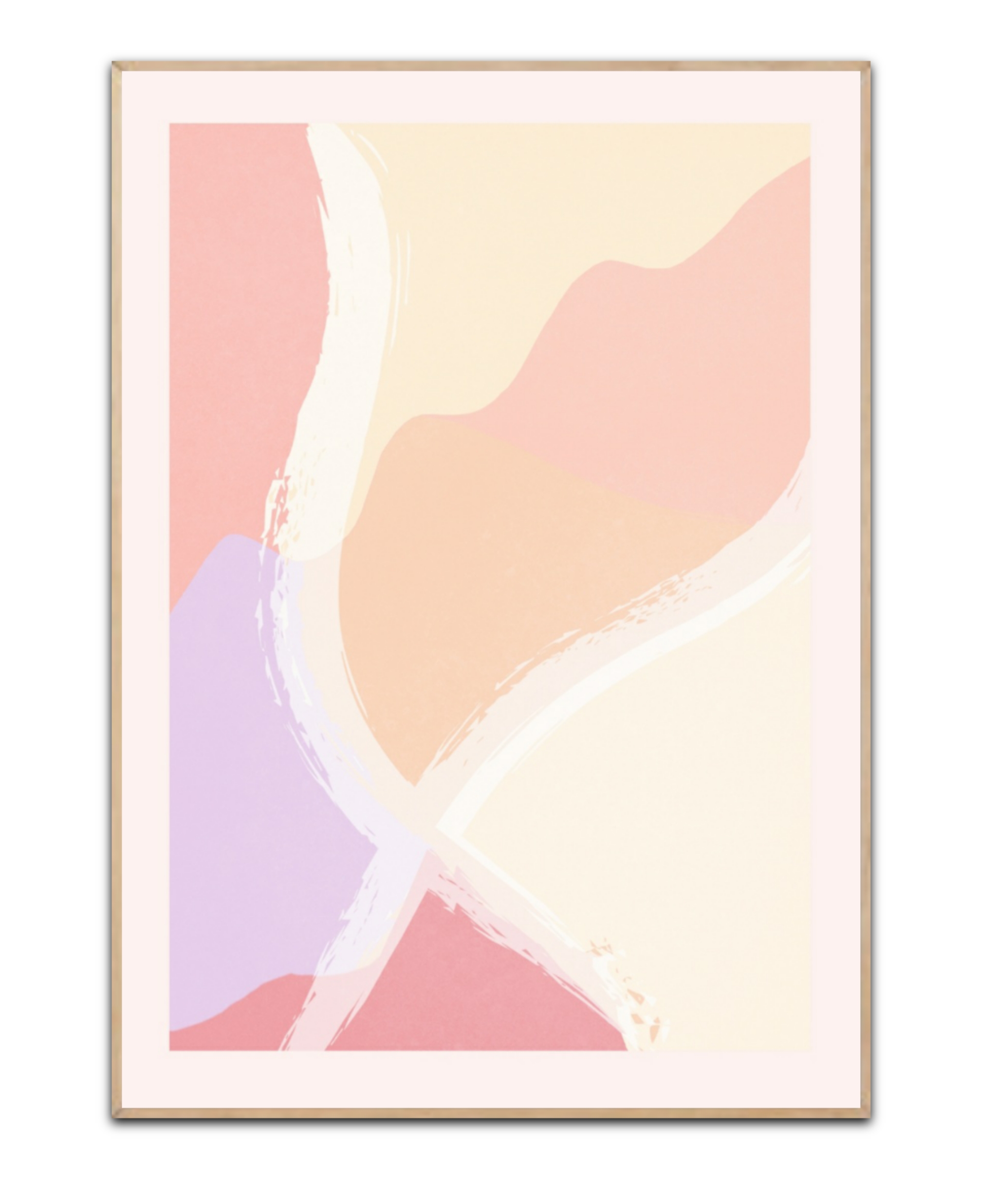 Soft Pastel Abstract No. 1, 50x70 cm plakat