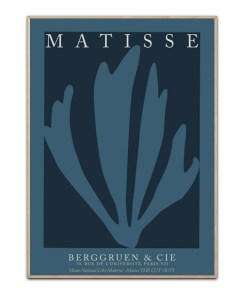 Matisse, Berggruen & Cie Dark blue - 50x70 cm plakat